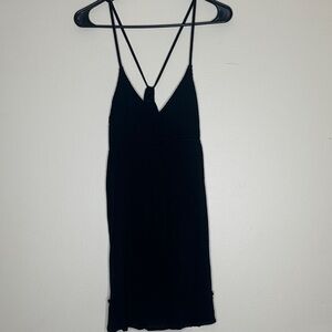 Iris Black Mini Dress